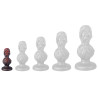 Bad Demon Plug Skullis XS 9 x 4 cm Rouge-Noir